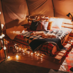 How to fall asleep faster naturally — night scene with moon